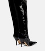 Gia 33 patent leather over-the-knee boots