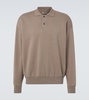 Cotton polo sweater