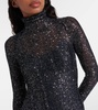 Sequined midi dress