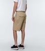 Drawstring cotton shorts