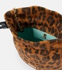 Christy Mini leopard-print suede pouch