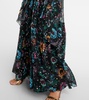 Colette ruffled silk maxi dress