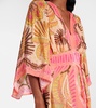 Sand Palms Scarf printed maxi dress