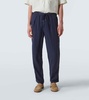 Linen straight pants