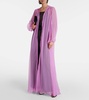 Medicea silk chiffon robe