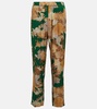 Printed slim pants