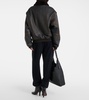 Adonis shearling-trimmed leather jacket