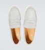 Suede loafers