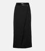 Clarissa wool-blend maxi skirt 