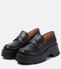 Farren leather platform penny loafers