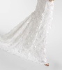 Bridal sequined halterneck tulle gown