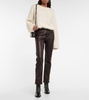 Gonda low-rise leather pants