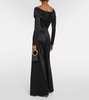 Lucien jersey off-shoulder jumpsuit