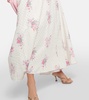 Aventi floral cotton maxi skirt