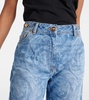 Barocco high-rise straight jeans