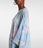 Orchidee silk crepe de chine kaftan