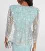 Coralia caped embellished gown