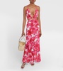 Colette floral cutout maxi dress