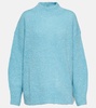 Idol mohair-blend mockneck sweater