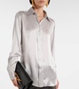 Silk charmeuse shirt