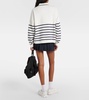 Wonder striped cotton polo sweater