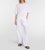 Jugi cotton wide-leg pants