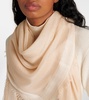 Silk and cashmere scarf