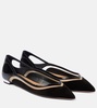 Cinemax suede ballet flats