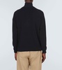 Cotton and cashmere half-zip sweater