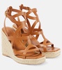 Bay 110 leather espadrille wedges