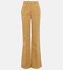 Danbeth wide-leg cotton and linen pants