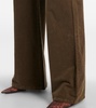 Anna cotton-blend corduroy wide-leg pants