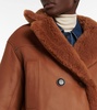 Slater reversible shearling coat