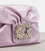 RV Bouquet embellished satin shoulder bag