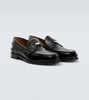 Penny leather loafers