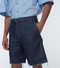 Denim Bermuda shorts