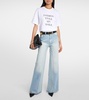 High-rise wide-leg jeans