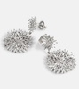 Fireworks 18kt white gold drop earrings with diamonds