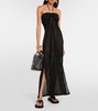 Mila halterneck knit maxi dress 