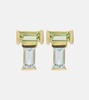 Tu Y Yo 9kt gold earrings with gemstones