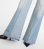 High-rise wide-leg jeans