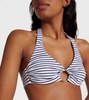 Brussels striped bikini top