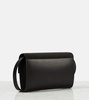 Laurie suede and leather crossbody bag