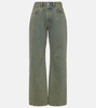 2021F mid-rise wide-leg jeans