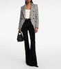 Sheridan high-rise velvet flared pants