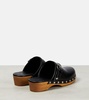 Thalie leather clogs