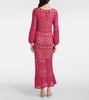 Jennifer cotton crochet maxi dress