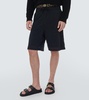 Greca Border mesh shorts