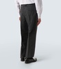 Virgin wool wide-leg pants