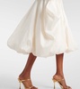 Kenlie taffeta-trimmed midi dress